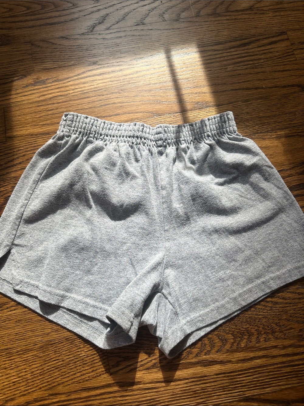Girls soffe grey cheer shorts